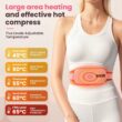 Electric Heating & Vibration Waist Massage Belt with 5 Modes, Rechargeable Warm Therapy Belt