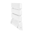 Premium Wall-Mounted Folding Seat – Space-Saving Waterproof Bench for Bathroom & Entryway – 286 lbs Capacity