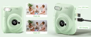 Kids Instant Print Digital Camera, 3.0" Mini Camera with 1080P Video Recording