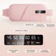 Electric Heating & Vibration Waist Massage Belt with 5 Modes, Rechargeable Warm Therapy Belt