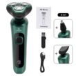 USB Rechargeable Electric Shaver with LCD Display, Triple-Head Razor