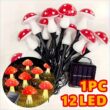 Solar Mushroom Garden Light, Outdoor Waterproof LED Path Light