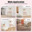 Pink Butterfly Backrest Chair, Metal Dining and Vanity Chair for Home Pink Butterfly Backrest Chair, Metal Dining and Vanity Chair for Home