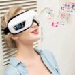 Smart Heated Eye Massager with Bluetooth Music - Air Compression & Vibration Mask for Migraine Dry Eye Relief