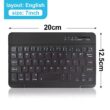 Bluetooth Mini Wireless Keyboard, Rechargeable Silent Keyboard