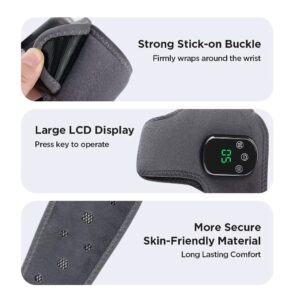 Electric Foot & Ankle Heating Massager with Vibration, Breathable Hot Compress Wrap Electric Foot & Ankle Heating Massager with Vibration, Breathable Hot Compress Wrap