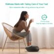 Medcursor Electric Foot Massager with Heat and Roller Massage