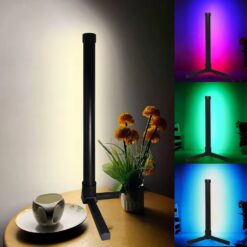 RGB LED Floor Lamp with Music Sync, Smart Corner Floor Light