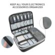 Multi-Layer Cable Storage Bag, Portable Electronic Accessories Organizer