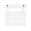 Premium Wall-Mounted Folding Seat – Space-Saving Waterproof Bench for Bathroom & Entryway – 286 lbs Capacity