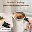 USB Rechargeable Self-Stirring Coffee Mug with LED Display