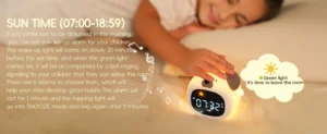 Kids Puppy Alarm Clock with Touch Night Light, Sleep Training Clock