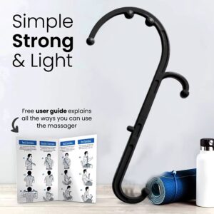 Back and Neck Massager Hook Cane, Self Massage Tool for Back, Neck and Feet