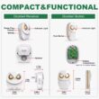 Wireless Doorbell Chime, 300m Long Range, Waterproof Outdoor Doorbell for Home