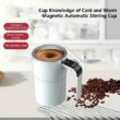 USB Rechargeable Self-Stirring Coffee Mug with LED Display
