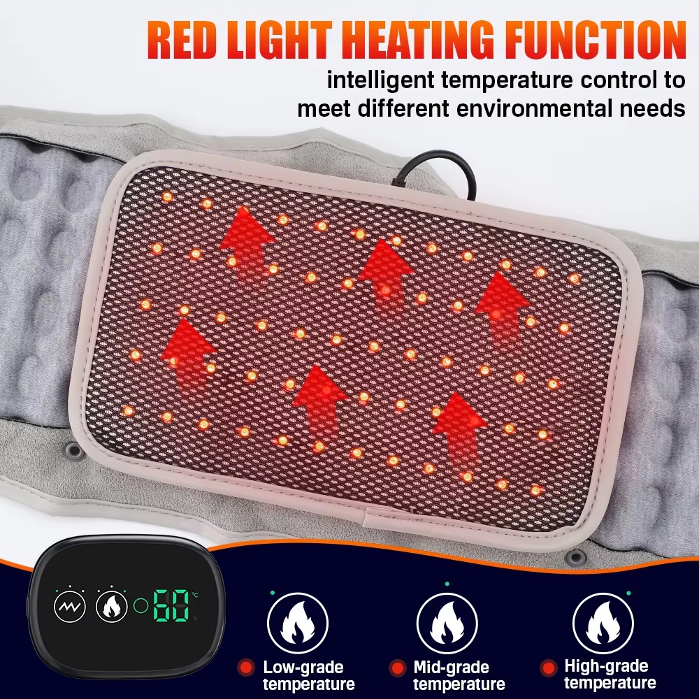 Inflatable Lumbar Support Belt with Heat & Massage, Rechargeable Decompression Waist Belt Inflatable Lumbar Support Belt with Heat & Massage, Rechargeable Decompression Waist Belt - Image 6