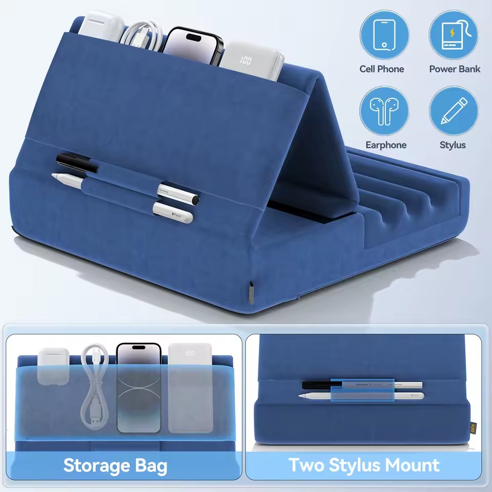 Foldable Tablet Pillow Stand for Lap, Bed, and Desk Foldable Tablet Pillow Stand for Lap, Bed, and Desk - Image 8