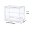 Stackable Clear Plastic Display Box with Interlayers
