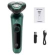 USB Rechargeable Electric Shaver with LCD Display, Triple-Head Razor