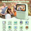 Kids Instant Print Digital Camera, 3.0" Mini Camera with 1080P Video Recording