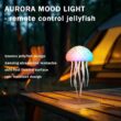 LED Jellyfish Lamp with 9 Tentacles, Color Gradient Light, Remote Control