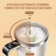 USB Rechargeable Self-Stirring Coffee Mug with LED Display
