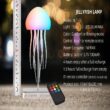 LED Jellyfish Lamp with 9 Tentacles, Color Gradient Light, Remote Control
