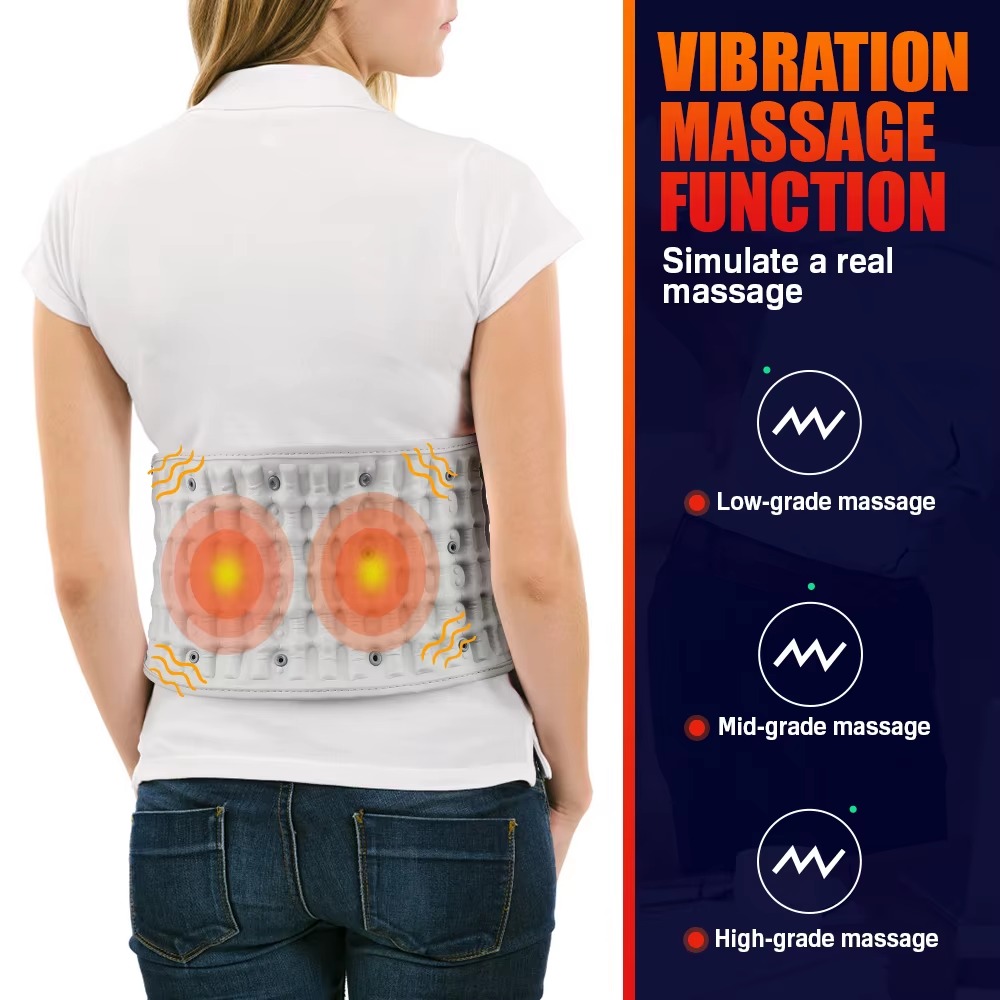 Inflatable Lumbar Support Belt with Heat & Massage, Rechargeable Decompression Waist Belt Inflatable Lumbar Support Belt with Heat & Massage, Rechargeable Decompression Waist Belt - Image 5