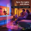 RGB LED Floor Lamp with Music Sync, Smart Corner Floor Light