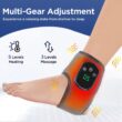 Electric Foot & Ankle Heating Massager with Vibration, Breathable Hot Compress Wrap Electric Foot & Ankle Heating Massager with Vibration, Breathable Hot Compress Wrap