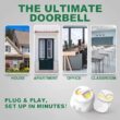 Wireless Doorbell Chime, 300m Long Range, Waterproof Outdoor Doorbell for Home