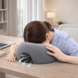 Face Down Desk Nap Pillow, Ergonomic Memory Foam Headrest