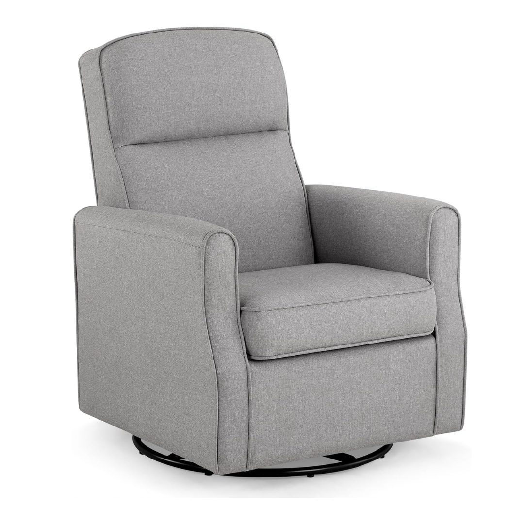 Delta Children Blair Slim Nursery Glider Swivel Rocker Chair, French Gray Delta Children Blair Slim Nursery Glider Swivel Rocker Chair, French Gray