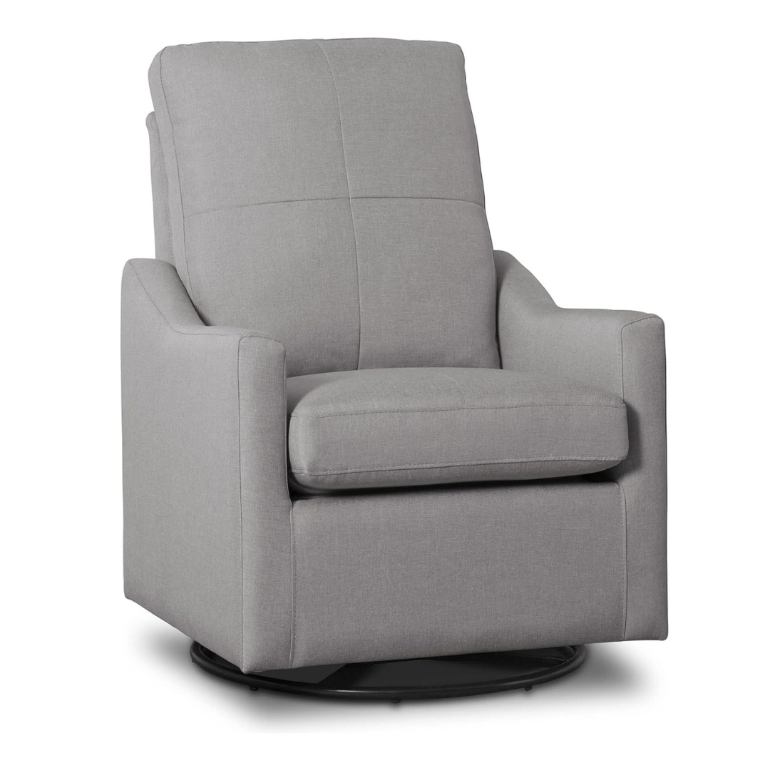 Delta Children Kenwood Glider Swivel Rocker Chair, French Grey Delta Children Kenwood Glider Swivel Rocker Chair, French Grey