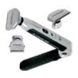 Platinum Pro by MANGROOMER New Back Shaver with 3 Shock Absorber Flex Heads, Power Hinge, Extreme Reach Handle & Bonus Case! (Generation 8.0), 4 Piece Set