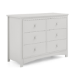 Delta Children Perry 6 Drawer Dresser - Greenguard Gold Certified, Moonstruck Grey