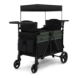 Jeep Aries Stroller Wagon by Delta Children Premium Wagon - Greenguard Gold Certified, Black/Green