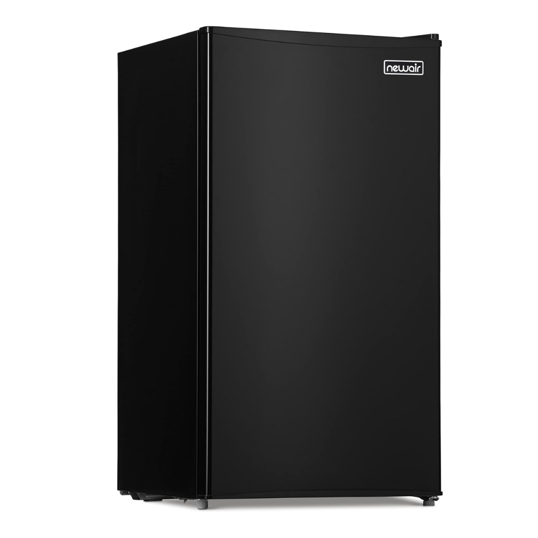 NewAir 3.3 Cu. Ft. Compact Mini Fridge with Chiller Compartment, Energy Star Certified, Single Door Refrigerator, Can Dispenser NewAir 3.3 Cu. Ft. Compact Mini Fridge with Chiller Compartment, Energy Star Certified, Single Door Refrigerator, Can Dispenser