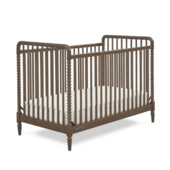 Delta Children Saint 4-in-1 Convertible Crib - Greenguard Gold Certified, Teak Brown