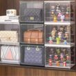Stackable Clear Plastic Display Box with Interlayers