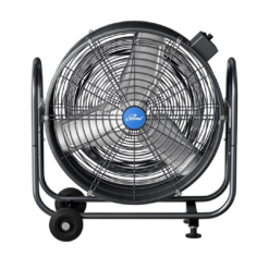 iLIVING 24" BLDC Air Circulator High Velocity Floor Fan, 115V, 265W, Grey (ILG8M24-70EC)
