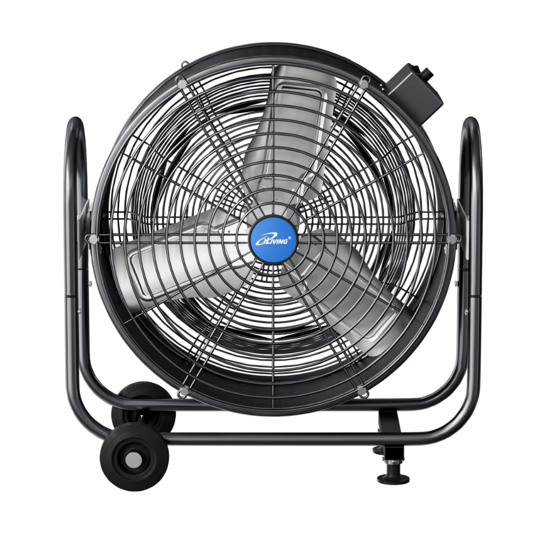 iLIVING 24" BLDC Air Circulator High Velocity Floor Fan, 115V, 265W, Grey (ILG8M24-70EC) iLIVING 24" BLDC Air Circulator High Velocity Floor Fan, 115V, 265W, Grey (ILG8M24-70EC)