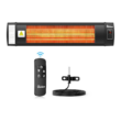 DR. INFRARED HEATER Portable Infrared Indoor and Outdoor Space Heater, Black