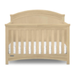 Simmons Kids SlumberTime Emma 4-in-1 Convertible Baby Crib N More - Greenguard Gold Certified, Natural Sandstone