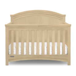 Simmons Kids SlumberTime Emma 4-in-1 Convertible Baby Crib N More - Greenguard Gold Certified, Natural Sandstone