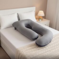 G-Shaped Full Body Pregnancy Pillow with Removable Cover