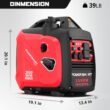 PowerSmart 2500-Watt Portable Inverter Generator with Quiet for Camping