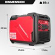 PowerSmart 5000-Watt Portable Inverter Generator with Electric Start, CO Protect, Super Quiet, 30 Amp for Home Use and Emergency Backup