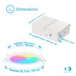 Infibrite Elite Smart Compatible White 6-in 1100 -Lumens Color-enhancing Round LED Canless Wet rated Recessed Downlight 12 -Pack
