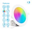 Infibrite Elite Smart Compatible White 6-in 1100 -Lumens Color-enhancing Round LED Canless Wet rated Recessed Downlight 12 -Pack